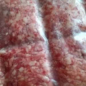 ひき肉の冷凍保存